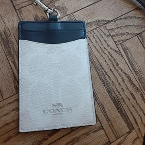 Coach ID lanyard.